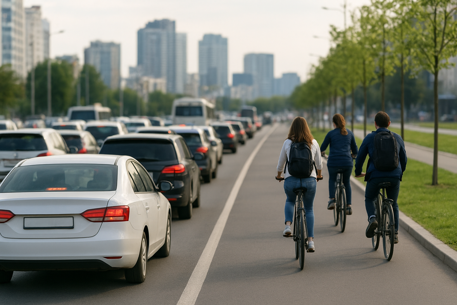 Как транспорт меняет экологию города: от пробок до велодорожек.